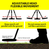 LCD Metal Detector Set 350MM Detection Range Treasure Hunting & Gold Prospecting - Jack's Clearance