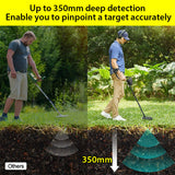 LCD Metal Detector Set 350MM Detection Range Treasure Hunting & Gold Prospecting - Jack's Clearance