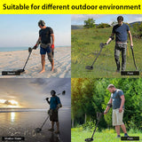 LCD Metal Detector Set 350MM Detection Range Treasure Hunting & Gold Prospecting - Jack's Clearance