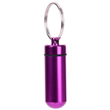 Waterproof Aluminum Pill Box Case Bottle Cache Drug Holder Container Keychain Medicine Box Health Care