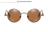 Metal Steam Punk Style Sun Glasses Steampunk Fashion Men Retro Round Sunglasses