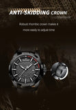 Men’s NAVIFORCE Quartz Watch – Sport, Leather, Waterproof