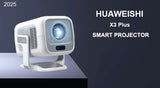 4K Portable Android Projector – 1080P HD, Auto Focus, Home & Outdoor Cinema