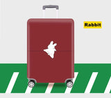 Thick Elastic Animal Prints Luggage Protective Cover Suit for 18-32 Inch Bag Suitcase Covers Trolley Cover Travel Accessories