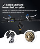 26” Folding Electric Mountain Bike – 250W, Dual Suspension