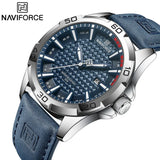 Men’s NAVIFORCE Quartz Watch – Sport, Leather, Waterproof