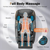 6D Shiatsu Massage Chair – Full Body, Zero Gravity, Heat & AI Control