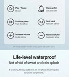 Original Lenovo lp40 Bluetooth Earphone 5.0 Immersive Sound HIFI TWS With Microphone Touch Control For Long Standby Time Motion