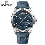 Men’s NAVIFORCE Quartz Watch – Sport, Leather, Waterproof