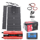 Complete 2000W Solar Power Kit – 110V/220V Inverter, LiFePO4 Battery