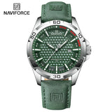 Men’s NAVIFORCE Quartz Watch – Sport, Leather, Waterproof