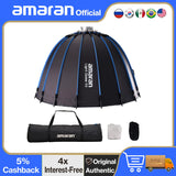 Amaran Light Dome 90 – Quick-Setup Deep Parabolic Softbox for Amaran & Aputure 300c/150c/200xS/60xS/300x/600x Pro