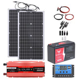 Complete 2000W Solar Power Kit – 110V/220V Inverter, LiFePO4 Battery