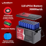 Complete 2000W Solar Power Kit – 110V/220V Inverter, LiFePO4 Battery