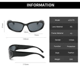 Fashion Punk Goggles Sunglasses for Men and Women Personalized Trendy Sunglasses Fashion Glasses UV400 Women's Glasses