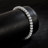 Sterling Silver Tennis Bracelet – Lihong 4mm Zirconia, Women’s Jewelry