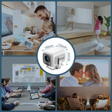 4K Portable Android Projector – 1080P HD, Auto Focus, Home & Outdoor Cinema