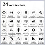 DAMEIDA S-L Guide Rail 4D Automatic Zero-gravity Massage Sofa Multi-function Space Module Bluetooth Music Electric Massage Chair