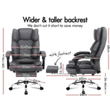 8-Point Massage Recliner Chair – Ergonomic, Heated, High Back