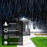 LED Floodlight PIR Motion Sensor Outdoor Spotlight 10–100W IP66 Waterproof Garden Street Light