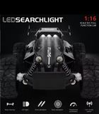 New RC Car 1:16 2WD with LED Light 2.4G 20KM/H High Speed Off-Road Climbing Remote Control Car
