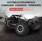 New RC Car 1:16 2WD with LED Light 2.4G 20KM/H High Speed Off-Road Climbing Remote Control Car