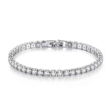 Lihong S925 Silver Zirconia Tennis Bracelet – Elegant Jewelry