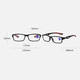 HD Anti Blue Light Reading Glasses – Sport Style Non-Slip Computer Eyewear +1.0~+4.0
