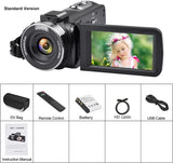 HDR 8K Digital Video Camera Night Vision 48MP WIFI Webcam Camcorder for Live Streaming