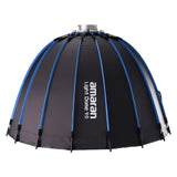 Amaran Light Dome 90 – Quick-Setup Deep Parabolic Softbox for Amaran & Aputure 300c/150c/200xS/60xS/300x/600x Pro