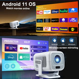 4K Portable Android Projector – 1080P HD, Auto Focus, Home & Outdoor Cinema