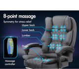 8-Point Massage Recliner Chair – Ergonomic, Heated, High Back