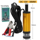 Portable Mini 12V/24V Submersible Pump - Diesel & Water Transfer
