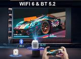 4K Portable Android Projector – 1080P HD, Auto Focus, Home & Outdoor Cinema