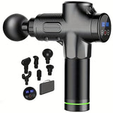 Deep Tissue Massage Gun – 30-Speed Electric Muscle Massager for Fitness