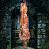 Hot  Inflatable Fake Corpse Scary Hanging Halloween Decor Outdoor Scary Corpse in Bag Hallowmas Creepy Haunted House Prop