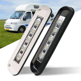 LED Awning Porch Light RV Van Trailer Exterior Lamp Waterproof Caravan Interior Wall Lamps 12V/24V