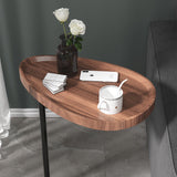 Snack Side Table, C Shaped End Table for Sofa Couch Bed Room Small Table