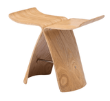 Butterfly Stool Made from Ash Plywood 4 Colors Natural/Black/Walnut Stool Chair For Living Room, Bedroom Wooden Stool Display Jack's Clearance