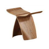 Butterfly Stool Made from Ash Plywood 4 Colors Natural/Black/Walnut Stool Chair For Living Room, Bedroom Wooden Stool Display Jack's Clearance
