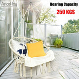Outdoor Hammock Garden Swing Tassel Handmade Knitted Patio Egg Chair Jack's Clearance
