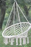 Outdoor Hammock Garden Swing Tassel Handmade Knitted Patio Egg Chair Jack's Clearance