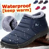 Men Boots Lightweight Winter Shoes for Men Snow Boots Waterproof Winter Footwear Plus Size 47 Slip on Unisex Ankle Winter Boots Jack's Clearance