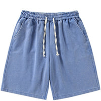 Summer Distressed Cotton Sweatshorts
