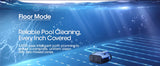 Seauto Cordless Robotic Pool Vacuum with Track Drive & Sonar Navigation, 180W Brushless Motor, Wall Climbing, 150-Min Runtime.