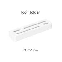 Wall Shelf Free Punch Accessories Hook Brush Holder Box Decoration Kitchen Toilet Bathroom Caravan Home Multifunctional Butler Storage