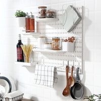 Wall Shelf Free Punch Accessories Hook Brush Holder Box Decoration Kitchen Toilet Bathroom Caravan Home Multifunctional Butler Storage