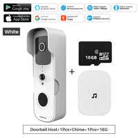 Tuya Smart Video Doorbell WiFi 1080P Video Intercom Door Bell IP Camera Two-Way Audio Works With Alexa Echo Show Google Home Jack's Clearance
