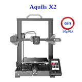Voxelab Aquila X2 3d Printer Kit High Precision Filament Detect Heating Bed Resume Printing Silent Mainboard 220*220*250mm Jack's Clearance