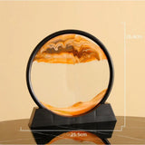 3D Moving Sand Art Picture Glass Craft Deep Sea Sand scape In Motion Display Flowing Sand Frame Sand Flowing Painting Gifts